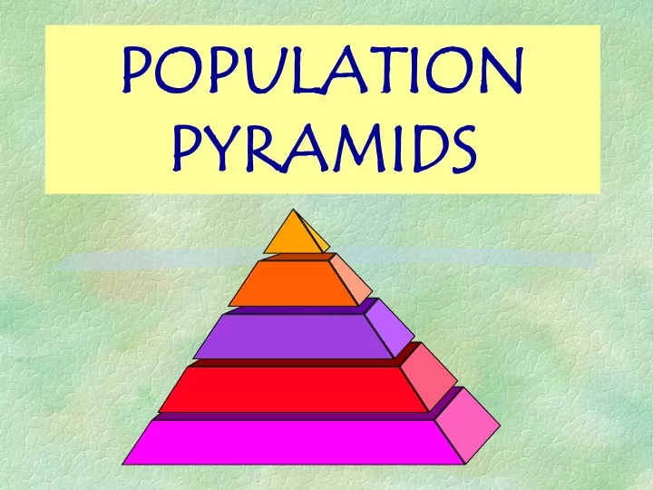 population pyramids