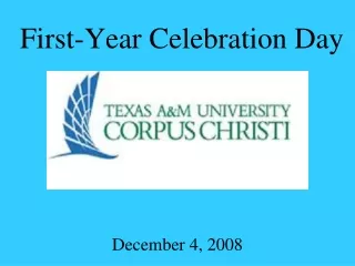 First-Year Celebration Day