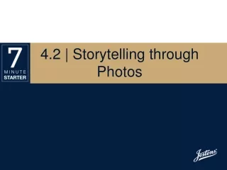 4.2 | Storytelling  through Photos