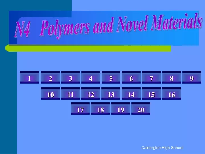 n4 polymers and novel materials