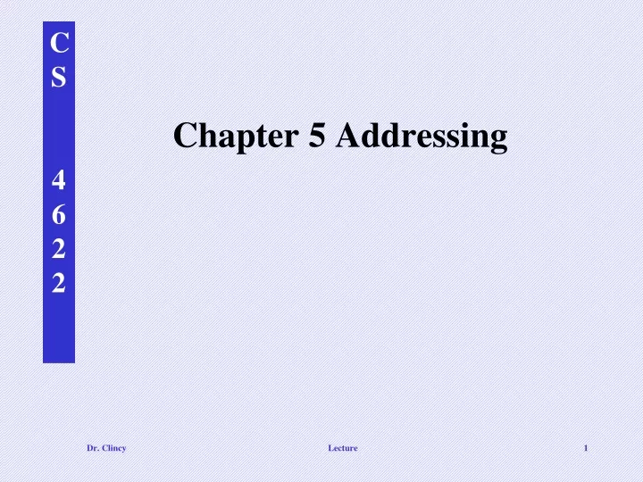 chapter 5 addressing
