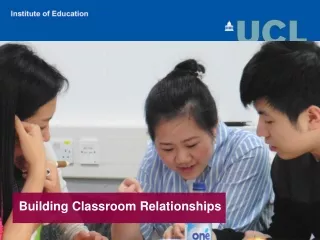 Building Classroom Relationships