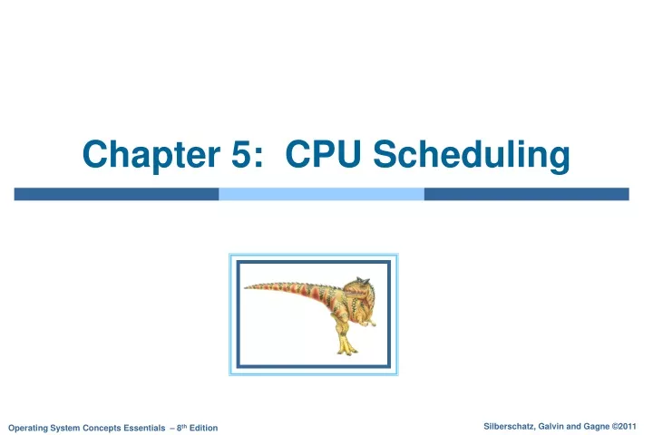 chapter 5 cpu scheduling