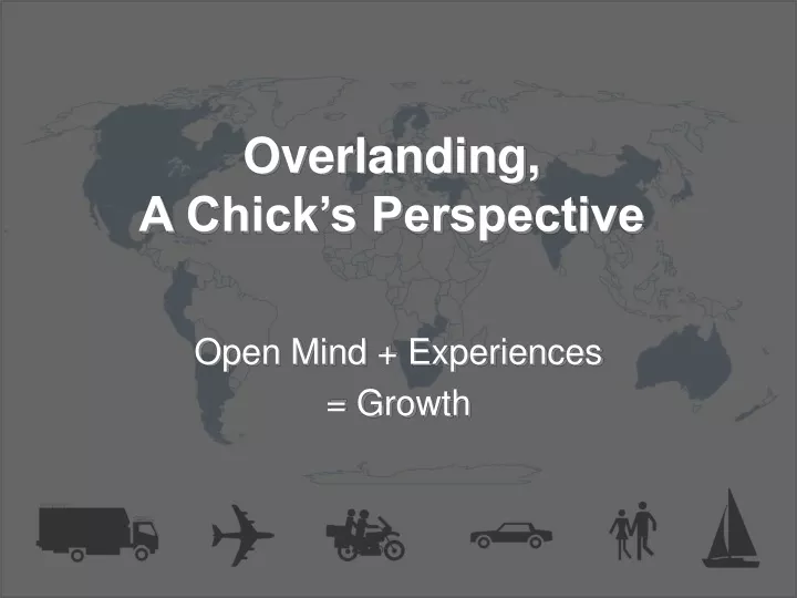 overlanding a chick s perspective