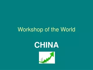 Workshop of the World