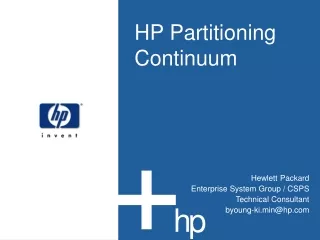 HP Partitioning Continuum