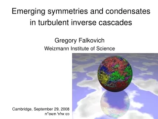 Emerging symmetries and condensates in turbulent inverse cascades