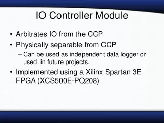 IO Controller Module
