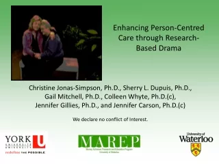 Enhancing Person-Centred Care through Research-Based Drama