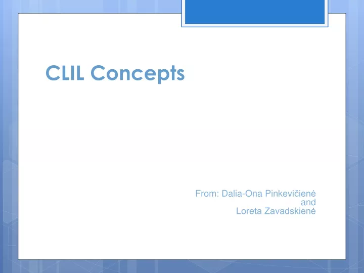 clil concepts