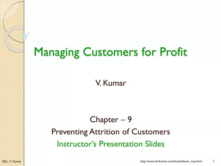 managing customers for profit