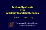 Texture Synthesis  over Arbitrary Manifold Surfaces