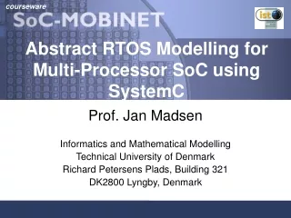 Abstract RTOS Modelling for Multi-Processor SoC using SystemC