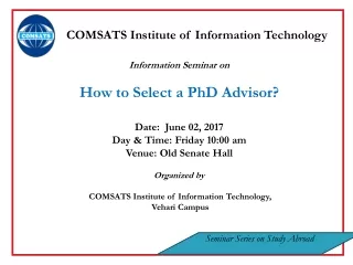 COMSATS Institute of Information Technology