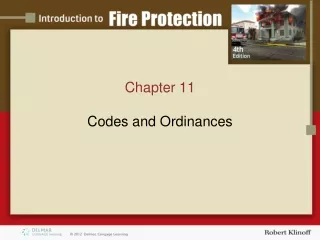 Chapter 11 Codes and Ordinances