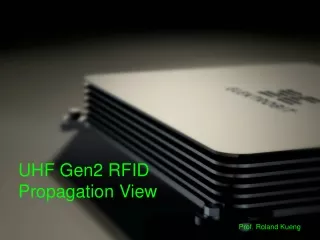 UHF Gen2 RFID Propagation View
