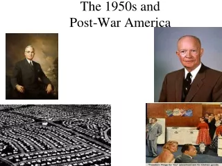 The 1950s and Post-War America