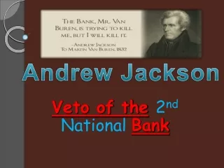 Veto of the 2 nd   National  Bank