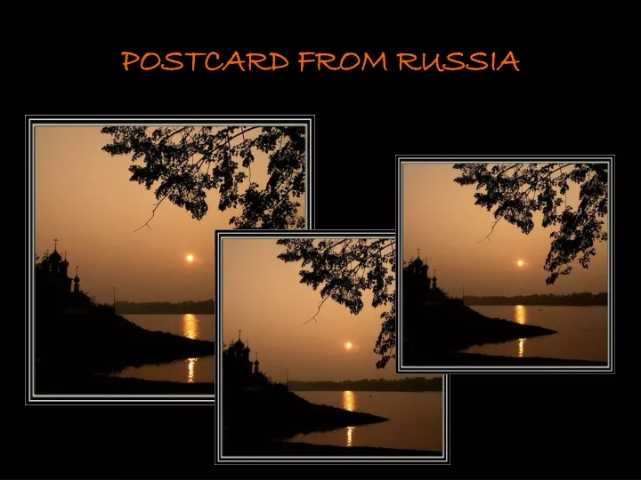 postcard from russia
