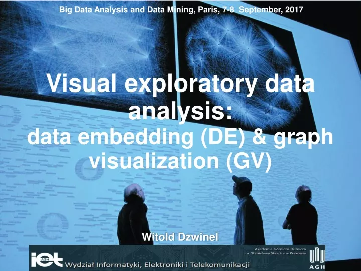 big data analysis and data mining paris