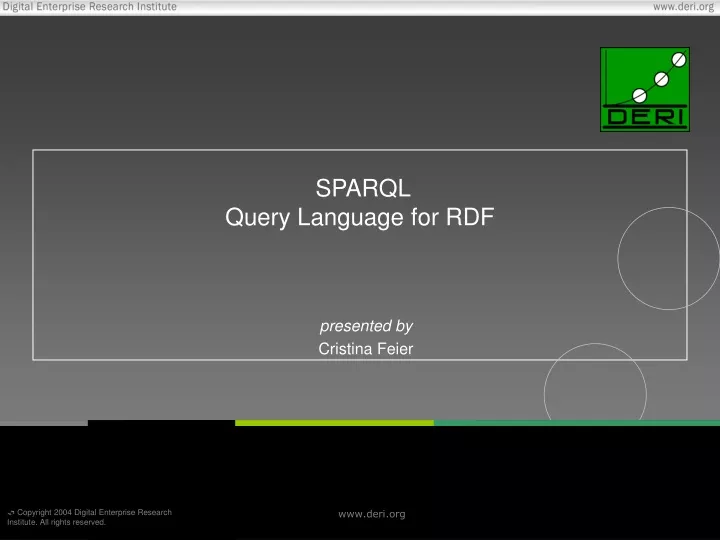 sparql query language for rdf