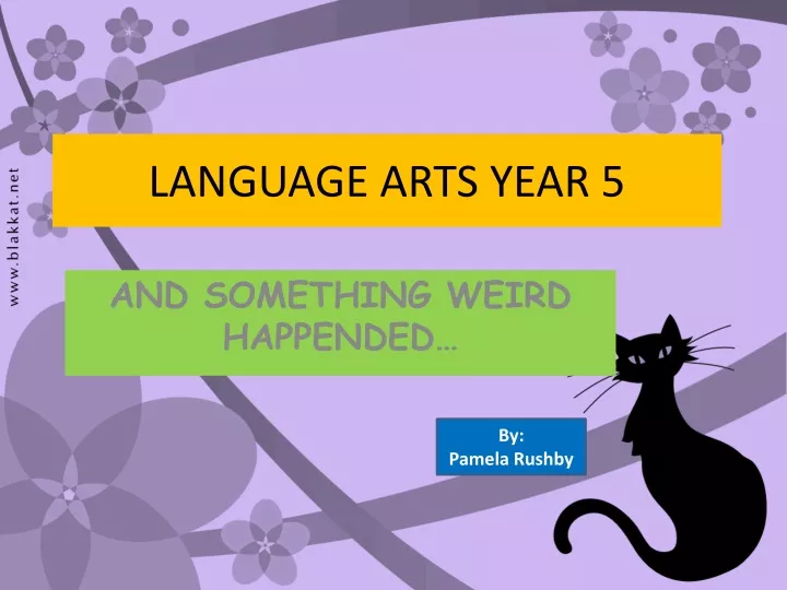 language arts year 5