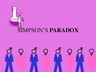 SIMPSON’S  PARADOX
