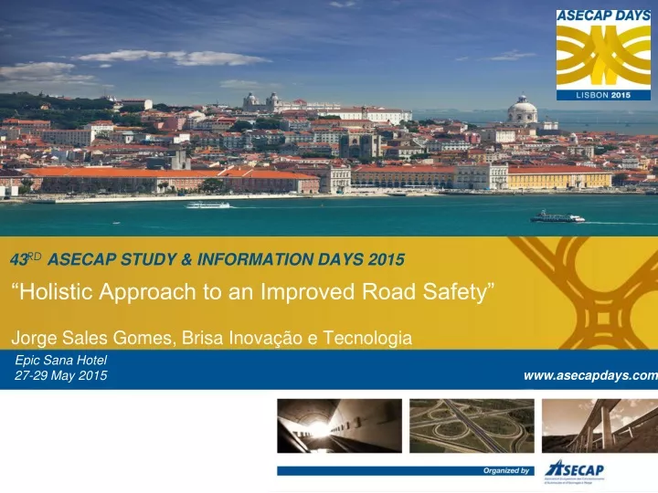 43 r d asecap study information days 2015