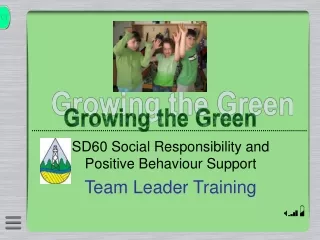 SD60 Social Responsibility and Positive Behaviour Support Team Leader Training