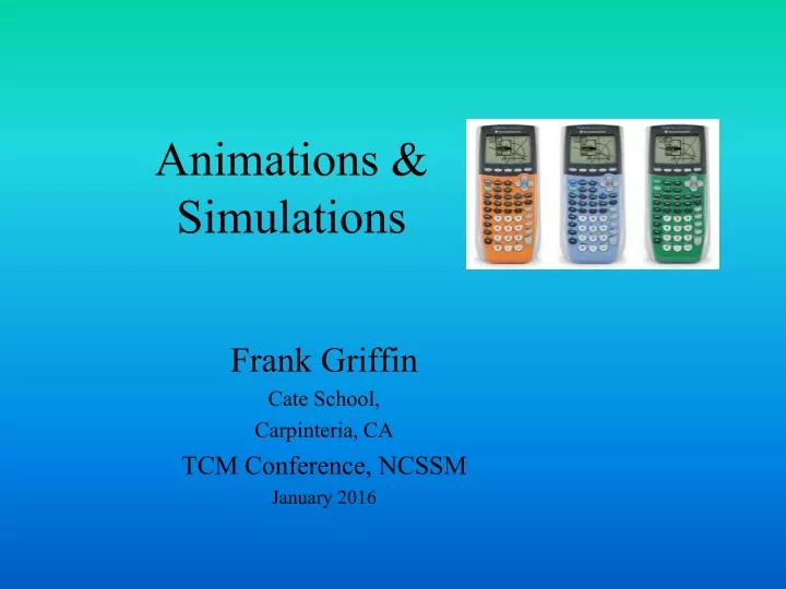 animations simulations