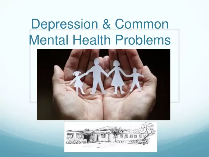 depression common mental health problems