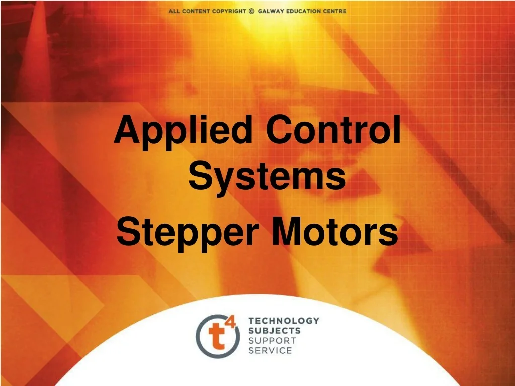 PPT - Applied Control Systems Stepper Motors PowerPoint Presentation ...