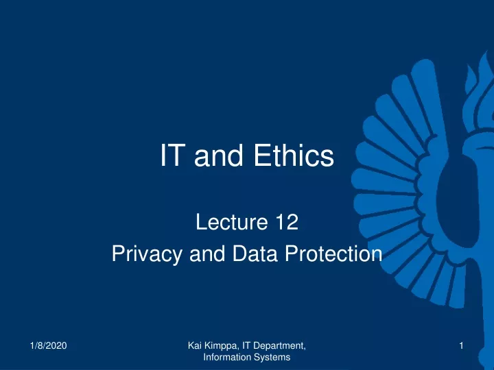 it and ethics