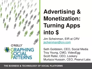 Advertising &amp; Monetization: Turning Apps into $