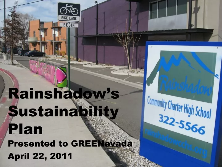 rainshadow s sustainability plan