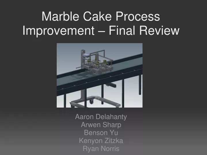 marble cake process improvement final review