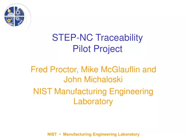 step nc traceability pilot project