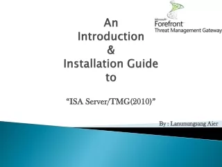 An  Introduction  &amp;  Installation Guide  to