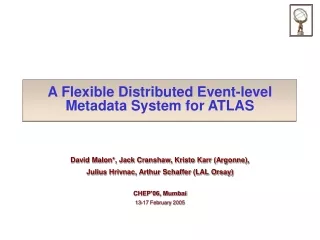 A Flexible Distributed Event-level Metadata System for ATLAS