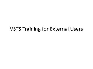 VSTS Training for External Users