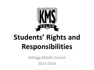 Students ’  Rights and Responsibilities