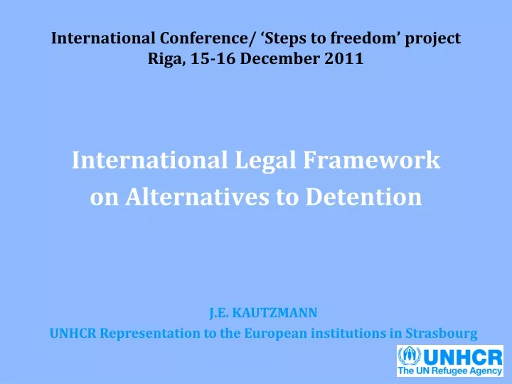 international conference steps to freedom project riga 15 16 december 2011