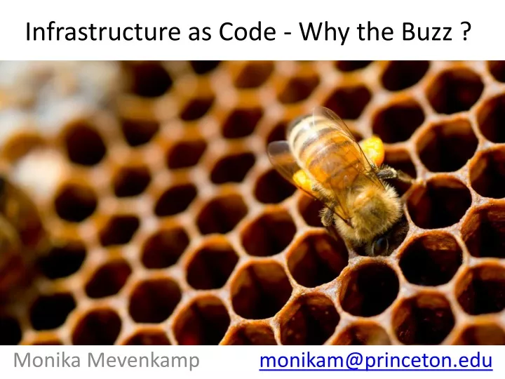 infrastructure as code why the buzz