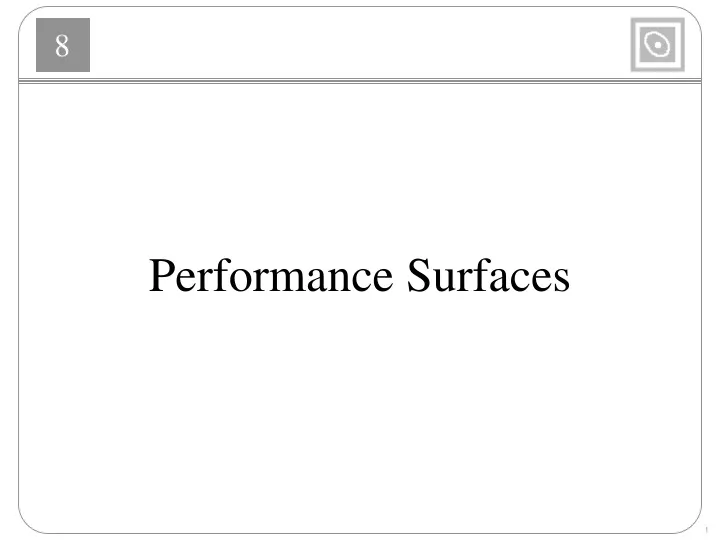 performance surfaces