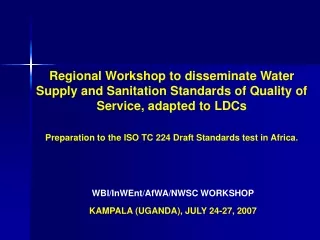 Introduction to the workshop Claude Jamati  World Bank Institute (WBI)