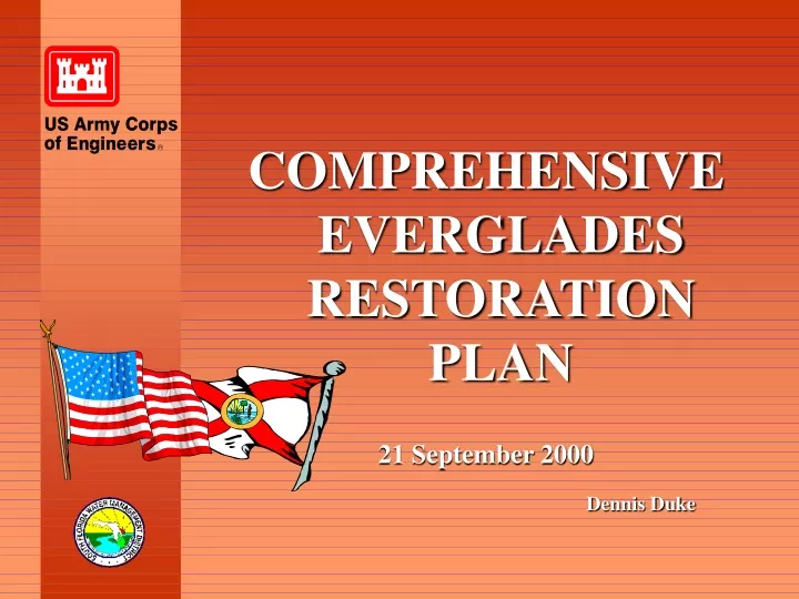 comprehensive everglades restoration plan 21 september 2000