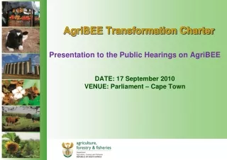 AgriBEE Transformation Charter