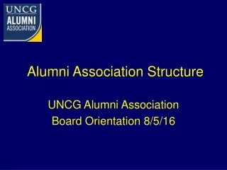 Alumni Association Structure