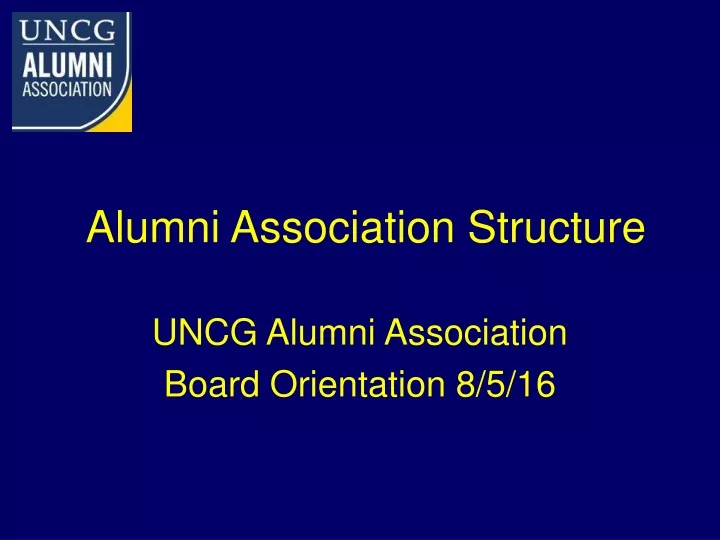 alumni association structure
