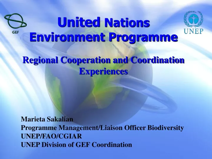 united nations environment programme regional